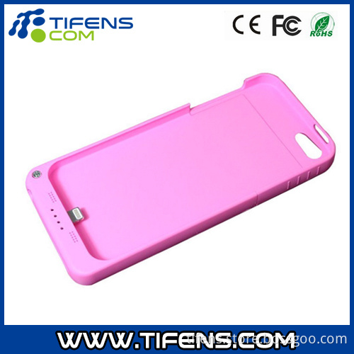 2200mAh External Rechargeable Backup Battery Charger Charging Case Cover for iPhone 5